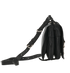 Madras Logo Flap Bag, &pound;650, Handbags, Black, Leather, Side view